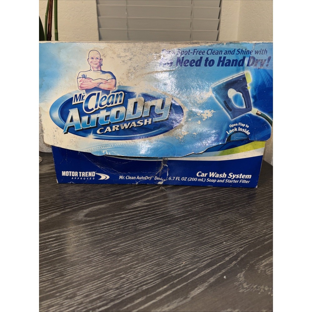 Mr. Clean AutoDry Carwash Car Wash System w/Soap and Starter‎ Filter